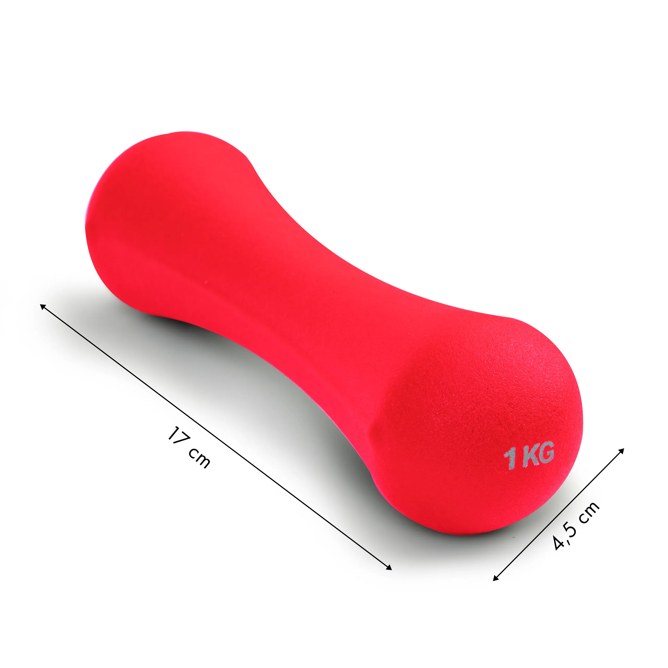 modernhome bučice za vježbanje a2 2x1kg roze - slika 6