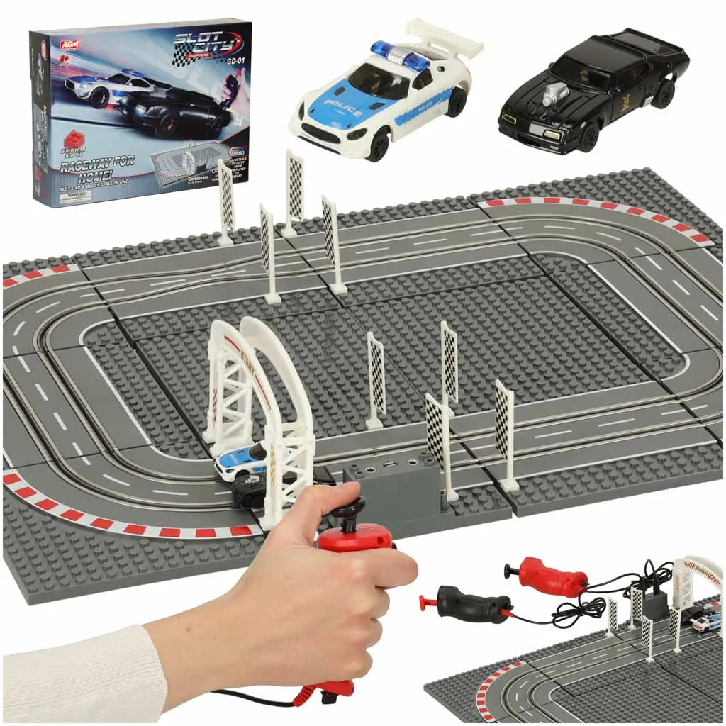 trkaća staza za policijski automobil 51x38,5 cm - slika 2