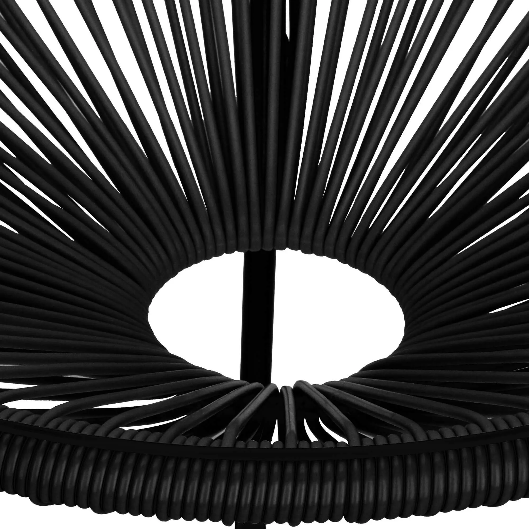 vrtni stol, crni 50 x 40 x 40 cm - slika 8