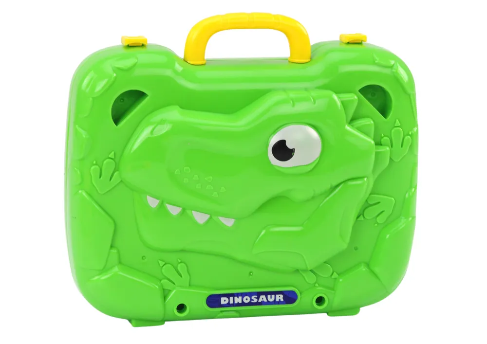stolni kovčeg diy set puzzle dinosaur odvijač 249 komada. - slika 5