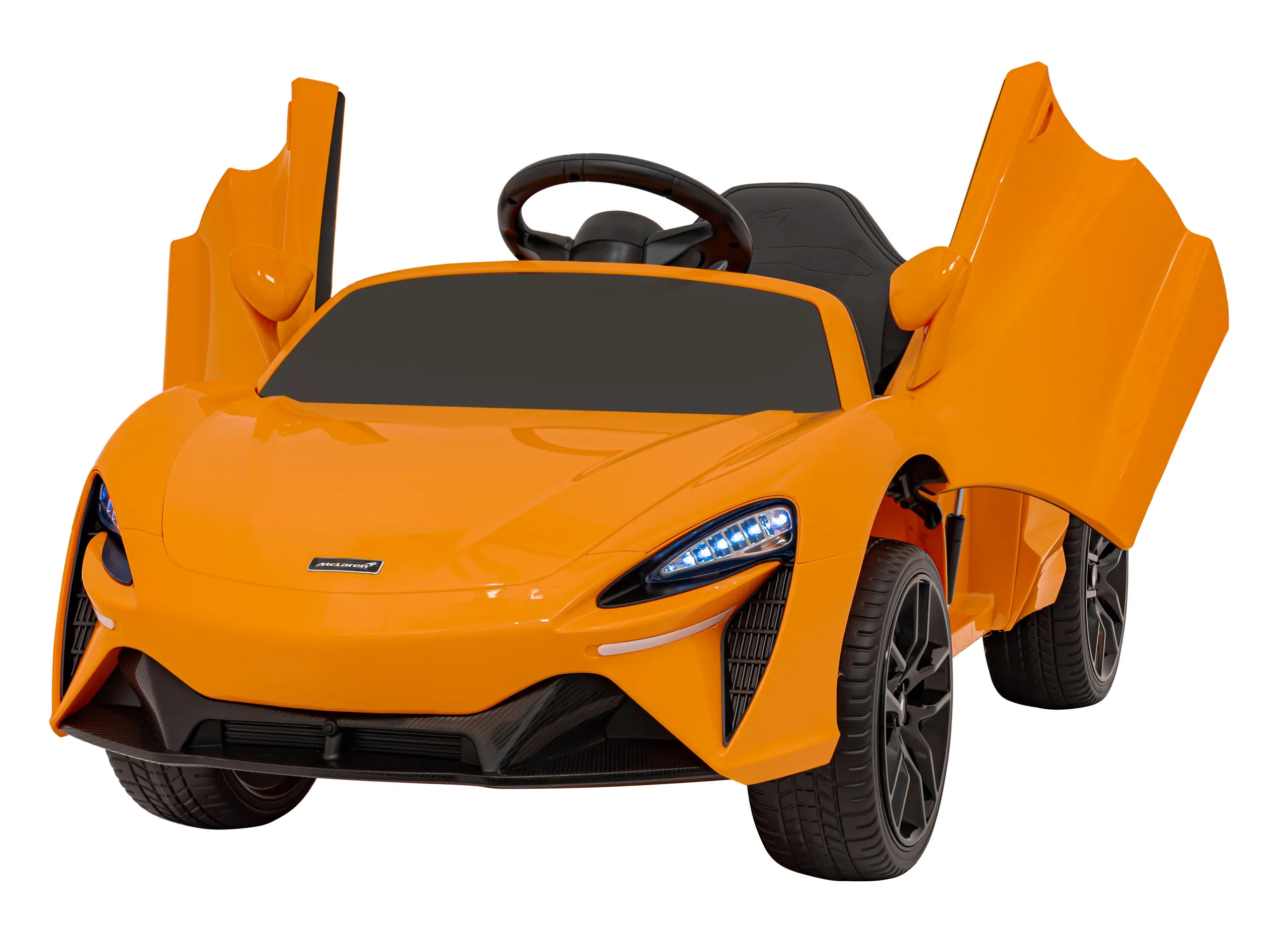 mclaren artura, auto na akumulator, narančasti - slika 6