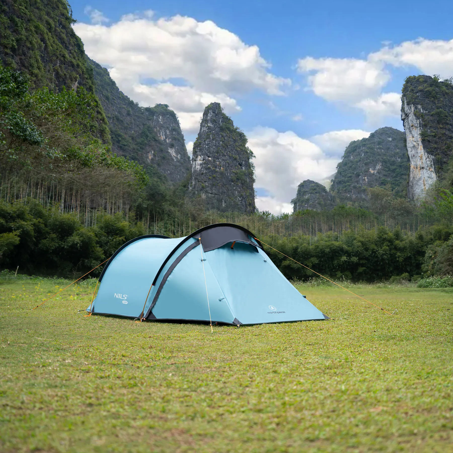 nils camp šator za kampiranje north peak zeleni - slika 9
