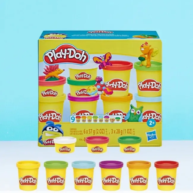 playv-doh set mase za modeliranje, 9 boja - slika 3
