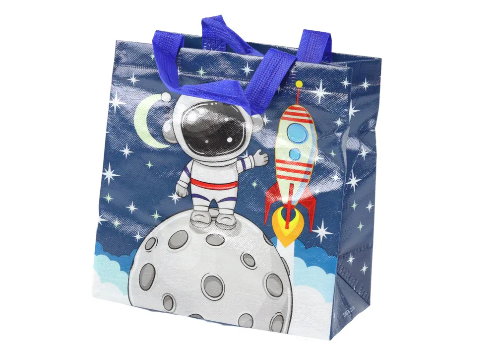 poklon vrećica 23cm x 22cm x 10cm tamnoplava cosmos - slika 2