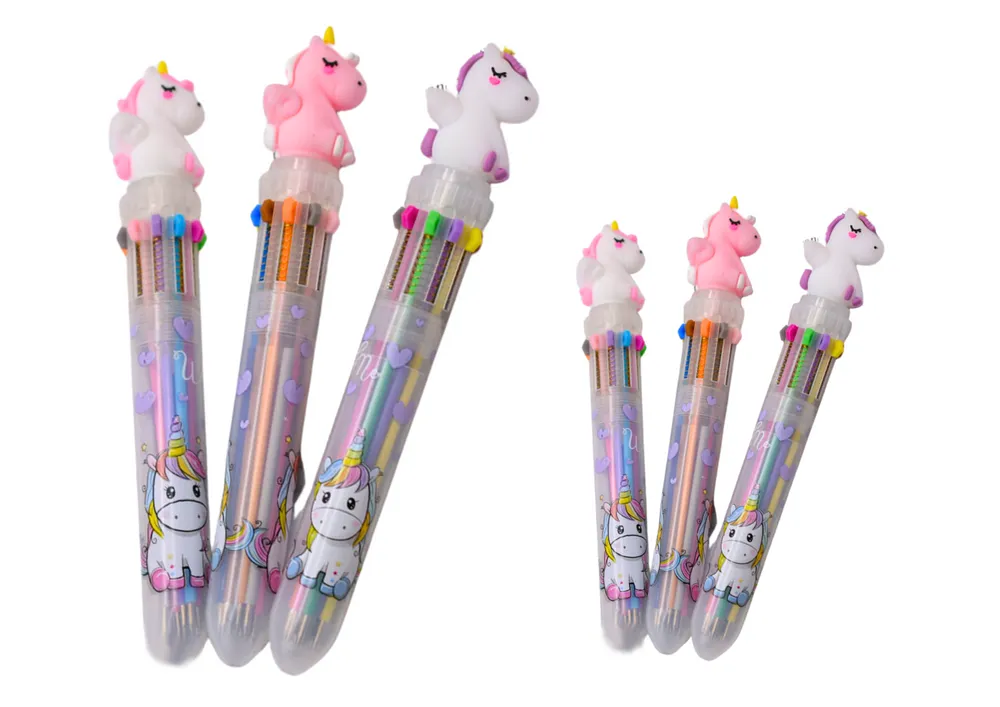 olovka sa 10 boja, unicorn - slika 3