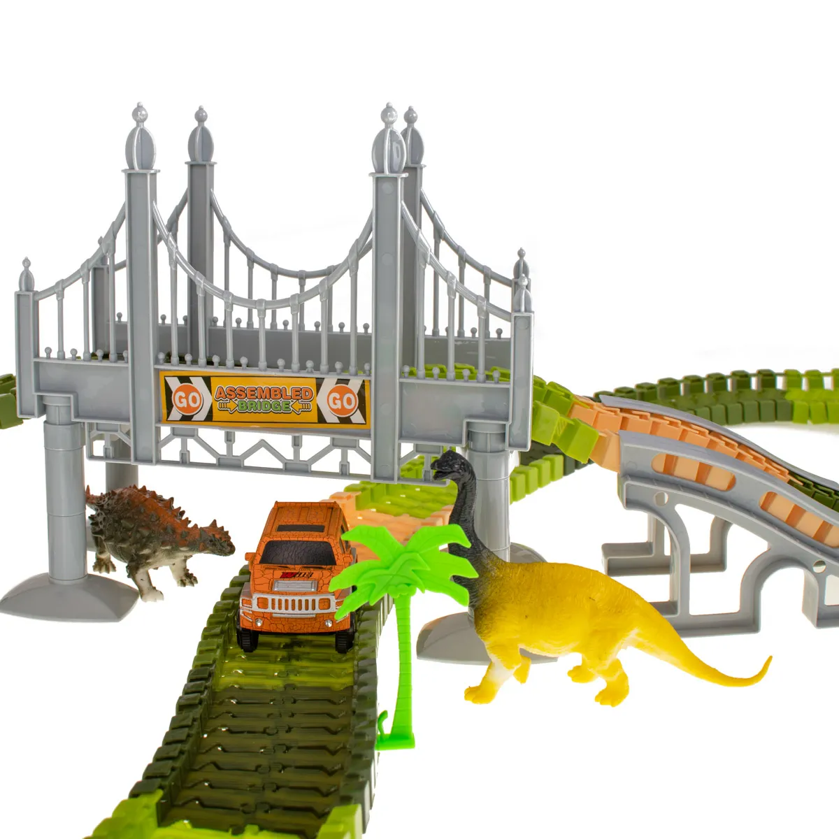 staza za utrke autića 192 elemenata dinosauri - slika 4