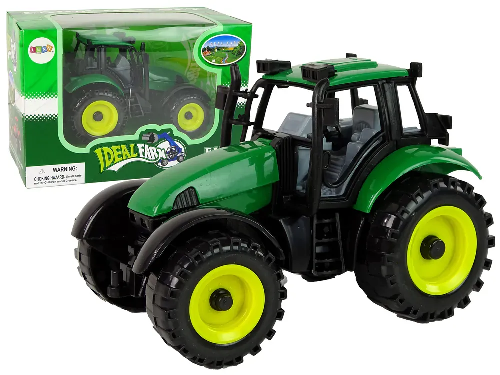 zeleni traktor s haubom na otvaranje - slika 1