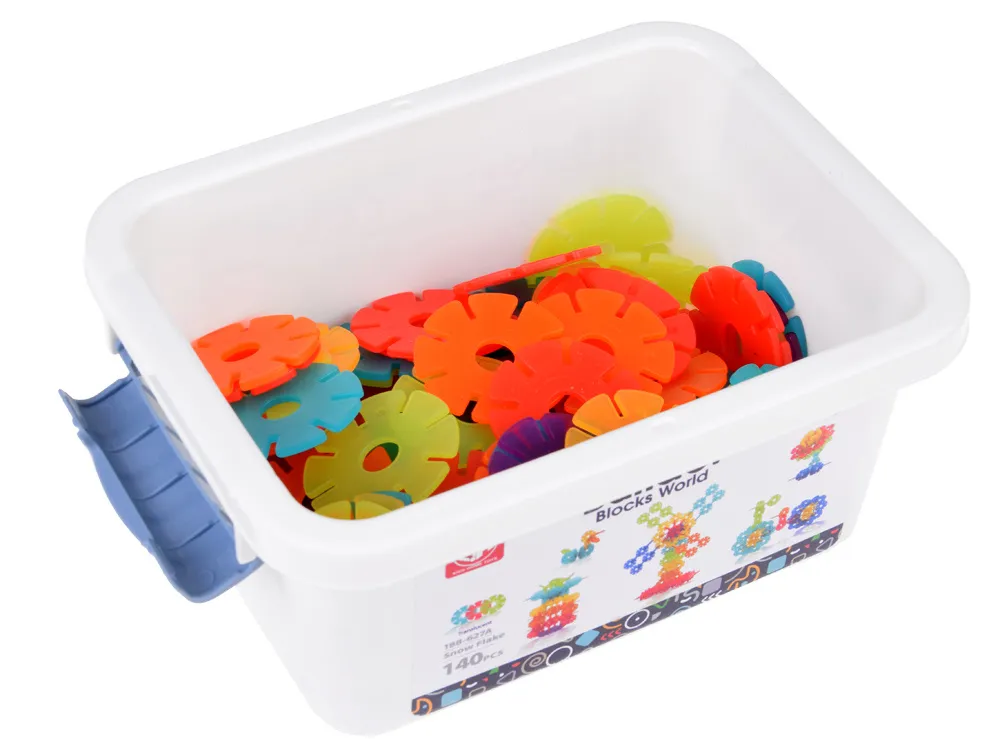 set šarenih 3d građevnih blokova za djecu, 140 komada - slika 6