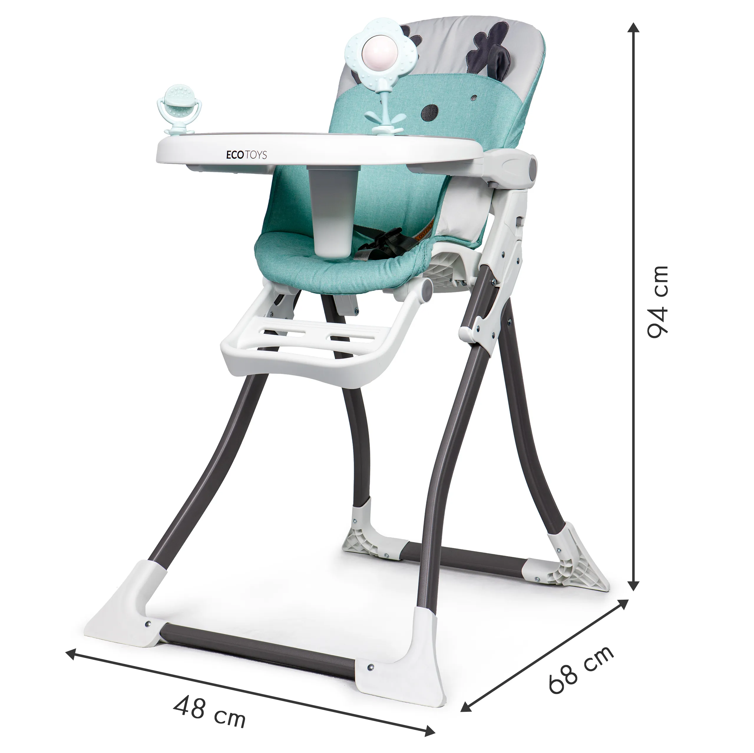 ecotoys hc301 hranilica za bebu tirkizna - slika 6