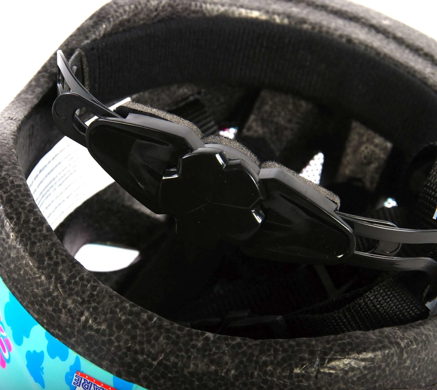 volare dječja kaciga - tirkizno-roza s cvijećem 47-51cm xs - slika 5