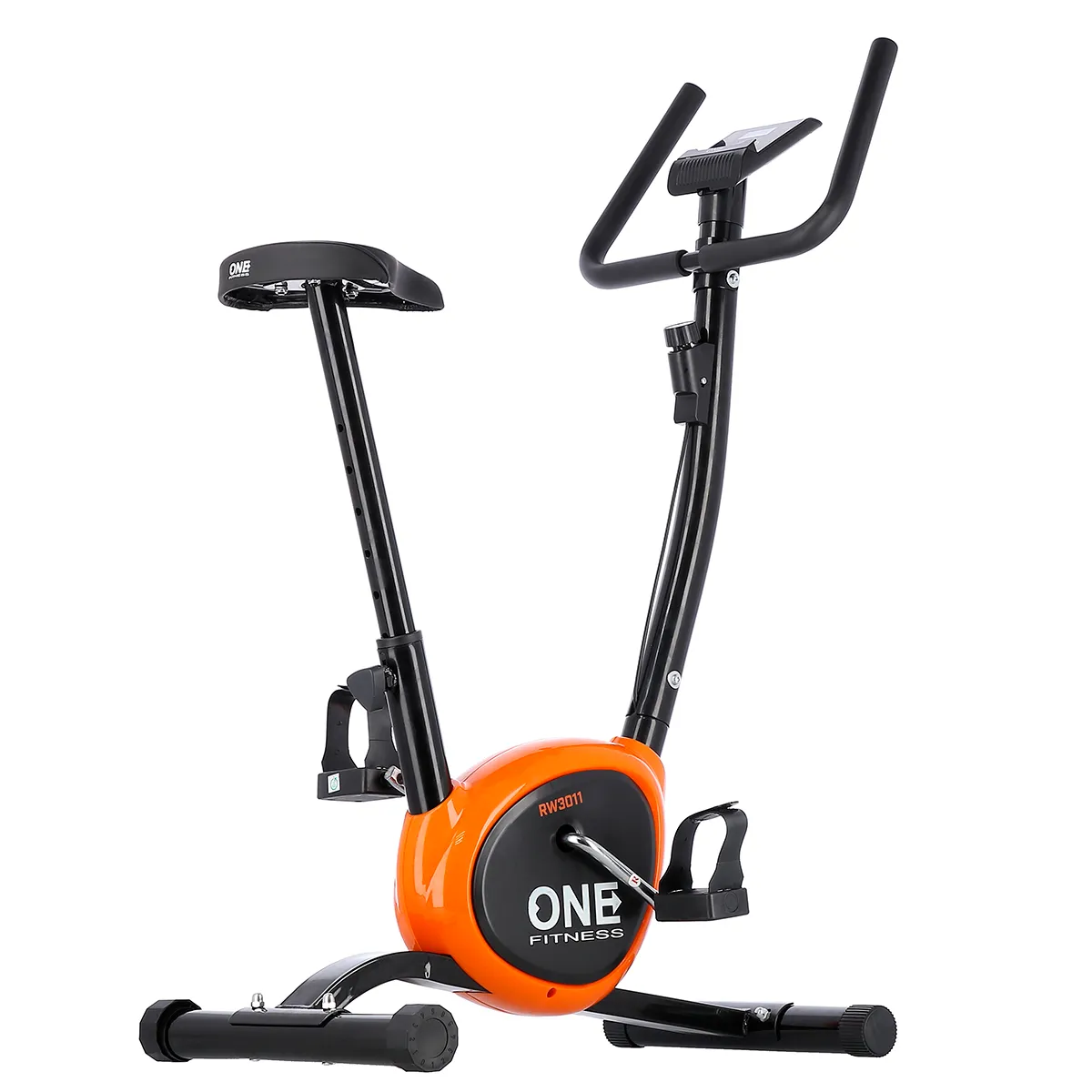 crno-narančasti trening bicikl one fitness - slika 4