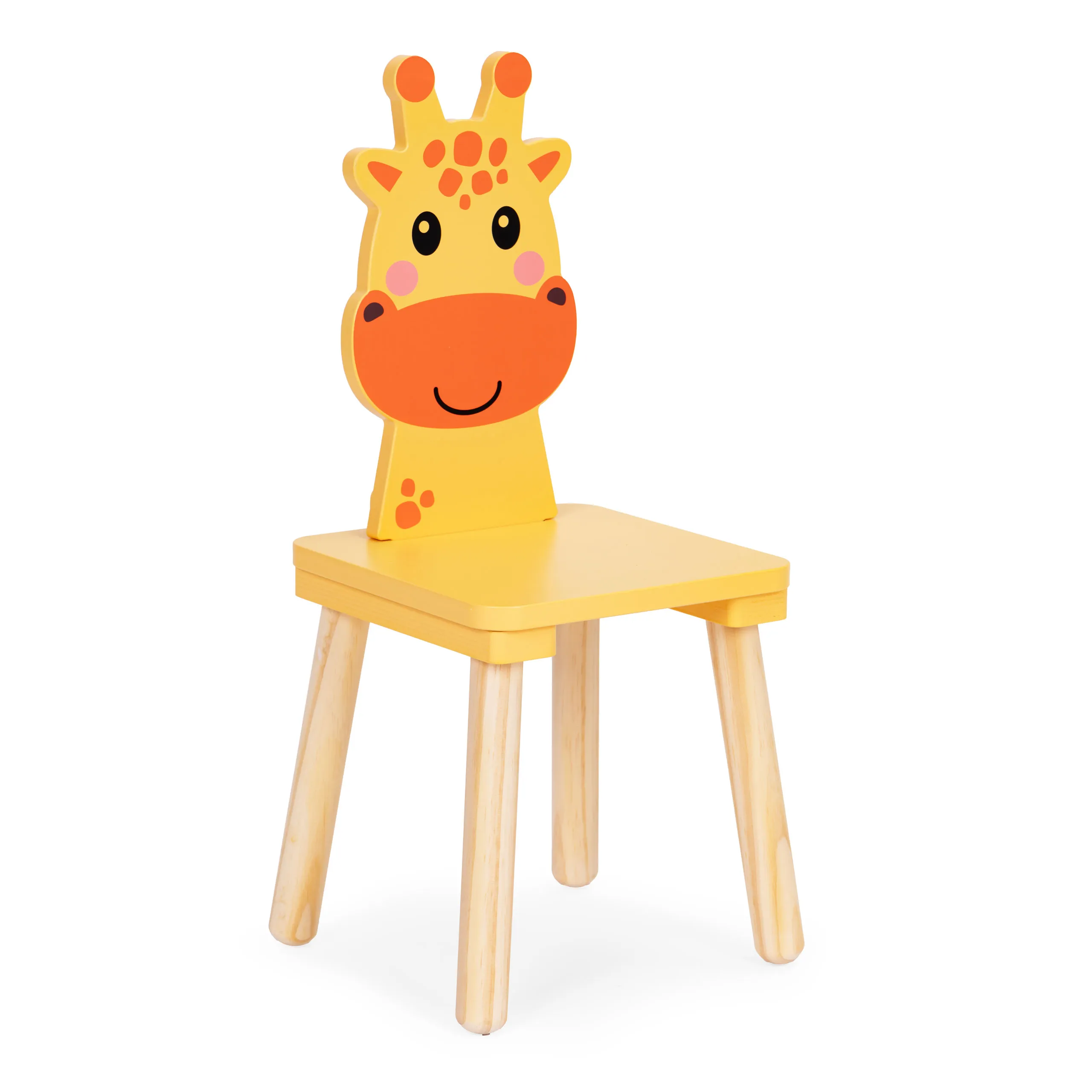 ecotoys dječji set namještaja žirafa – stol i 2 stolice - slika 8