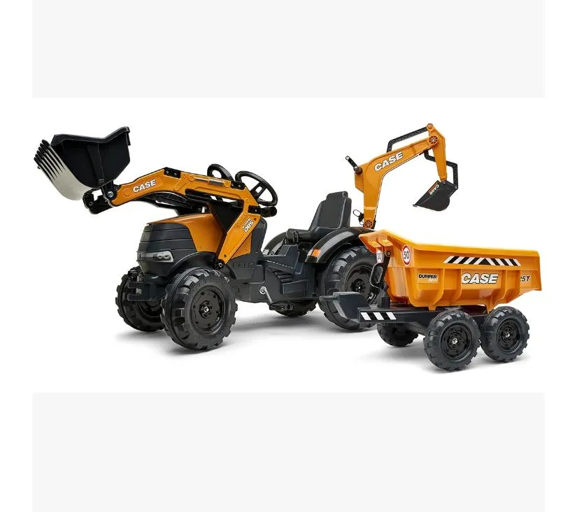 falk bager claas na pedale s prikolicom 3+ - slika 9