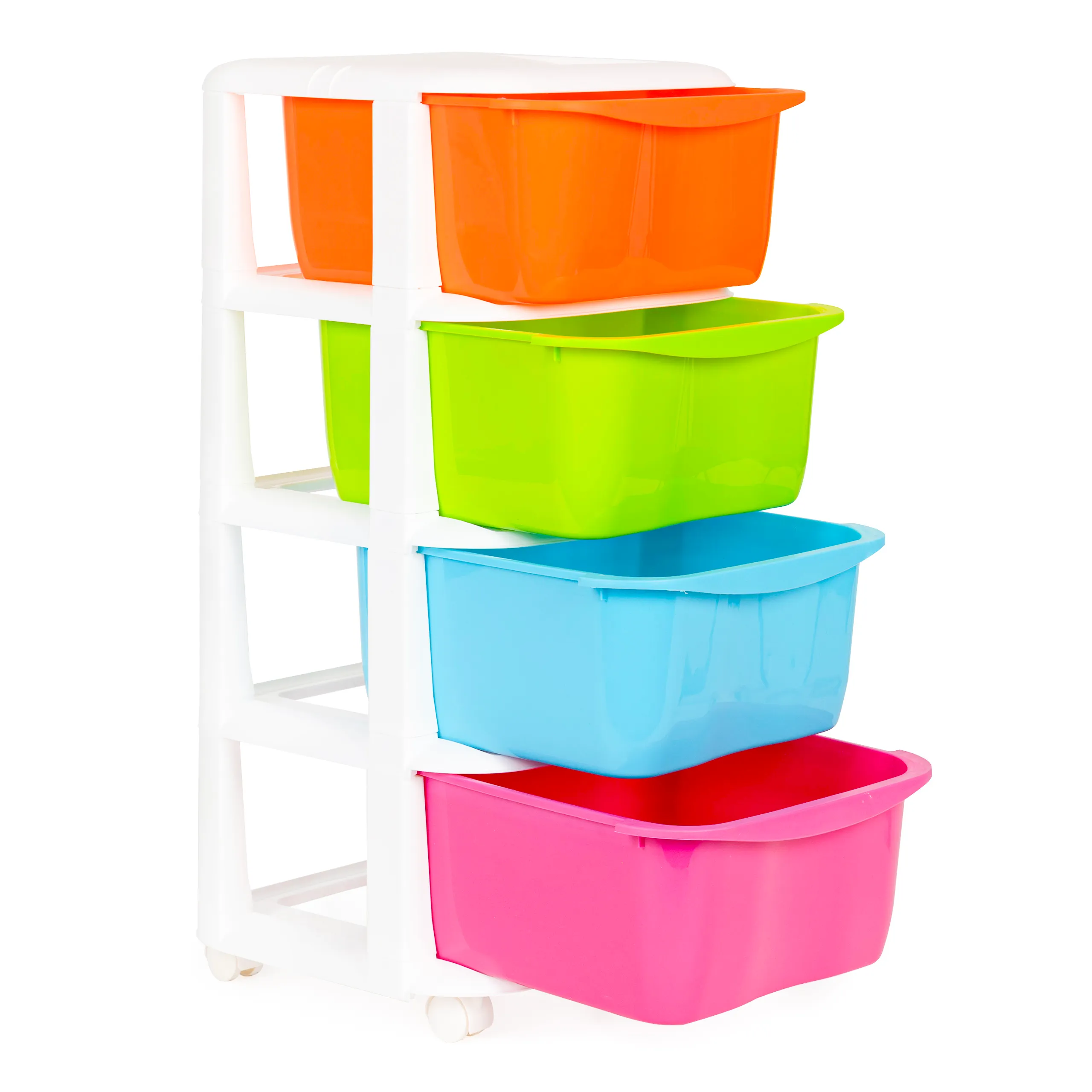 modernhome ormarić na kotačima 4 ladice 77 x 35,5cm - slika 3