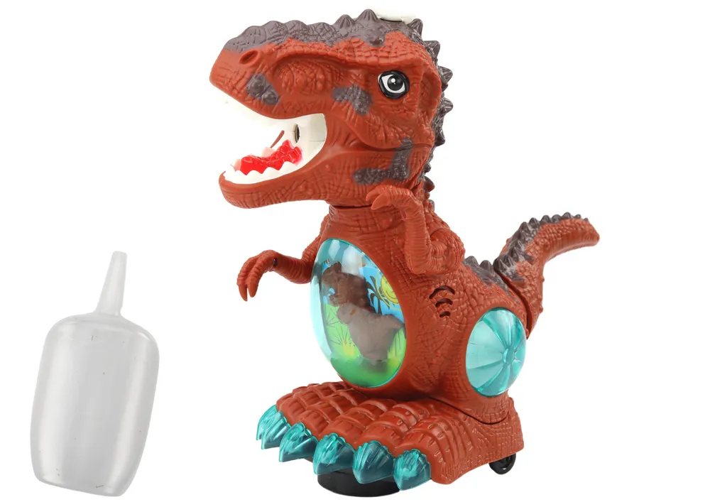 rasplesani dinosaur sa senzorom za prepreke smeđi - slika 3