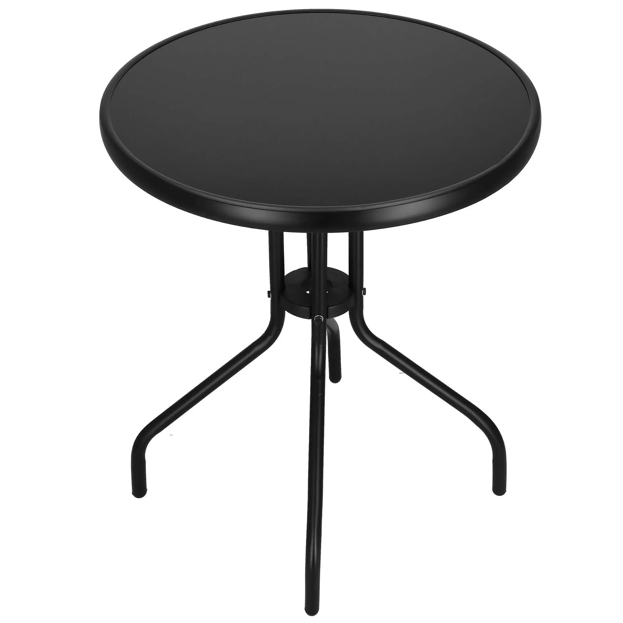 springos metalni okrugli vrtni stol, 60 cm, crni - slika 8
