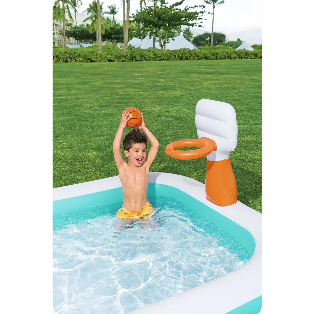 dunk'n splash bazen na napuhavanje 251 x 168 x 102 cm bestway 54445 - slika 5