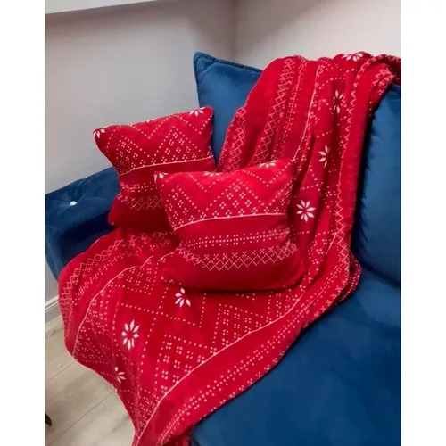 ruhhy mekana deka 1.6x2m + 2x jastučnice, crvena - slika 8