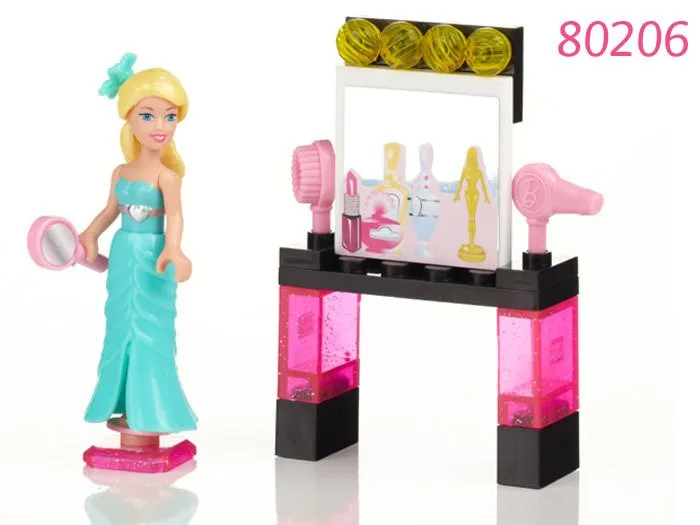 mega bloks barbie lutka 1kom. - slika 6
