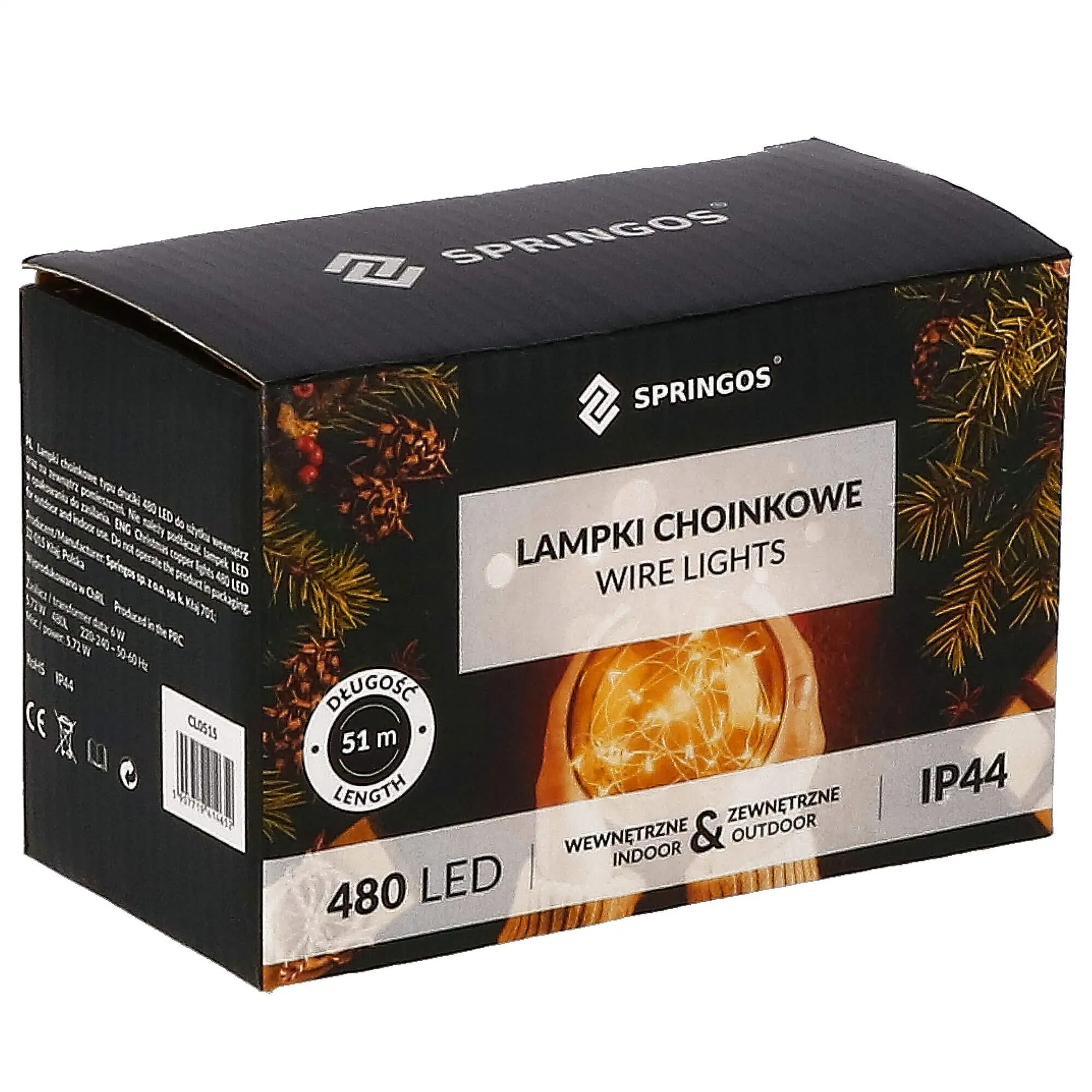 led božićne lampice 480 dioda, toplo bijela - slika 5