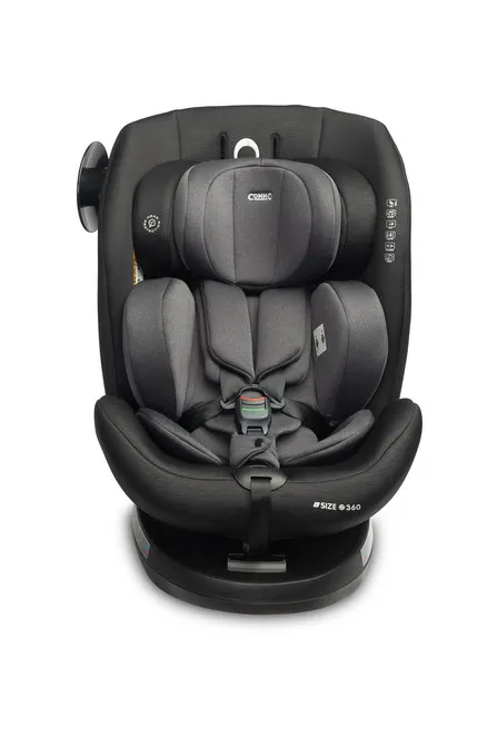 caretero autosjedalica commo 40-150cm crna - slika 4