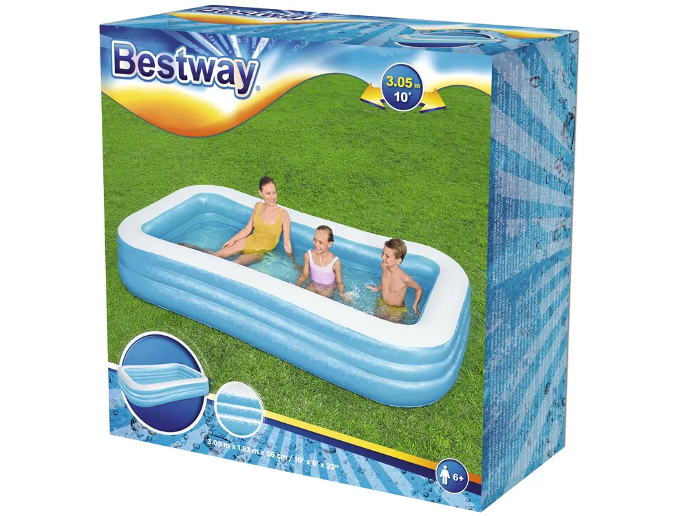 bestway 54009 veliki bazen na napuhavanje 305x183cm - slika 6