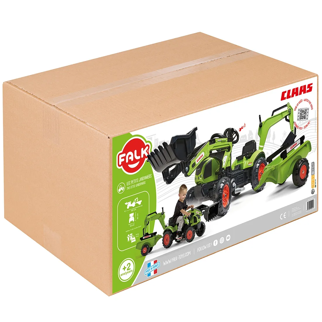 class traktor utovarivač na pedale s prikolicom - slika 8