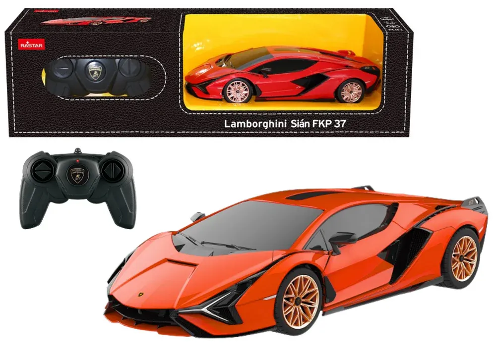 RC automobil 1:24 Rastar Lamborghini Sian, narančasti - Pribislavec