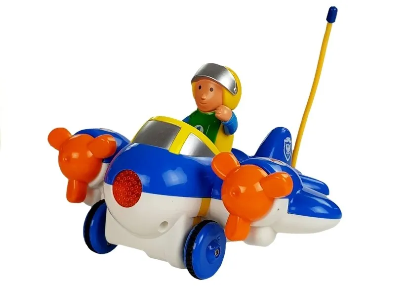 dječji r/c zrakoplov na daljinsko upravljanje plavi - slika 3