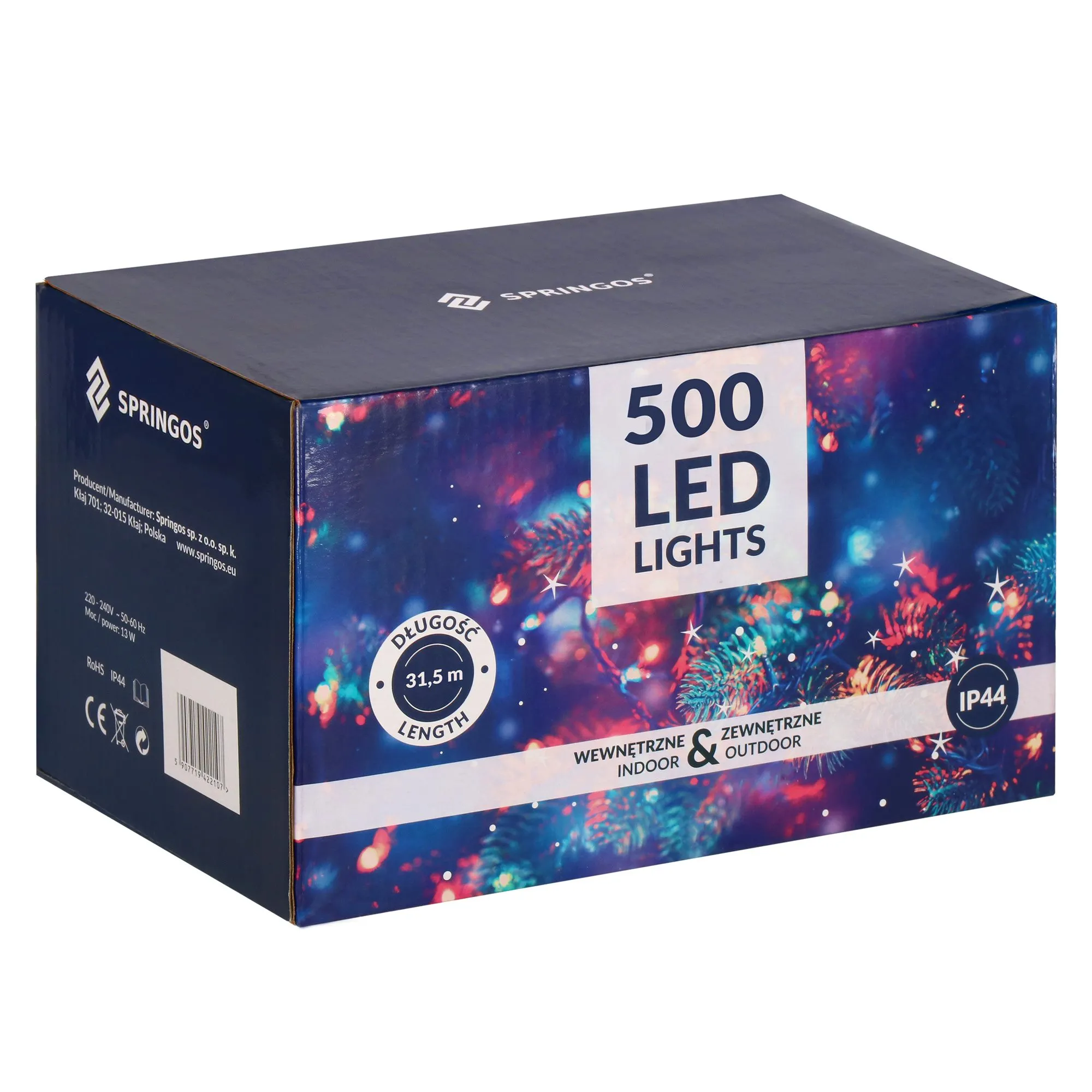 springos božićne lampice, 500 led, 31,5 m, toplo bijela - slika 5