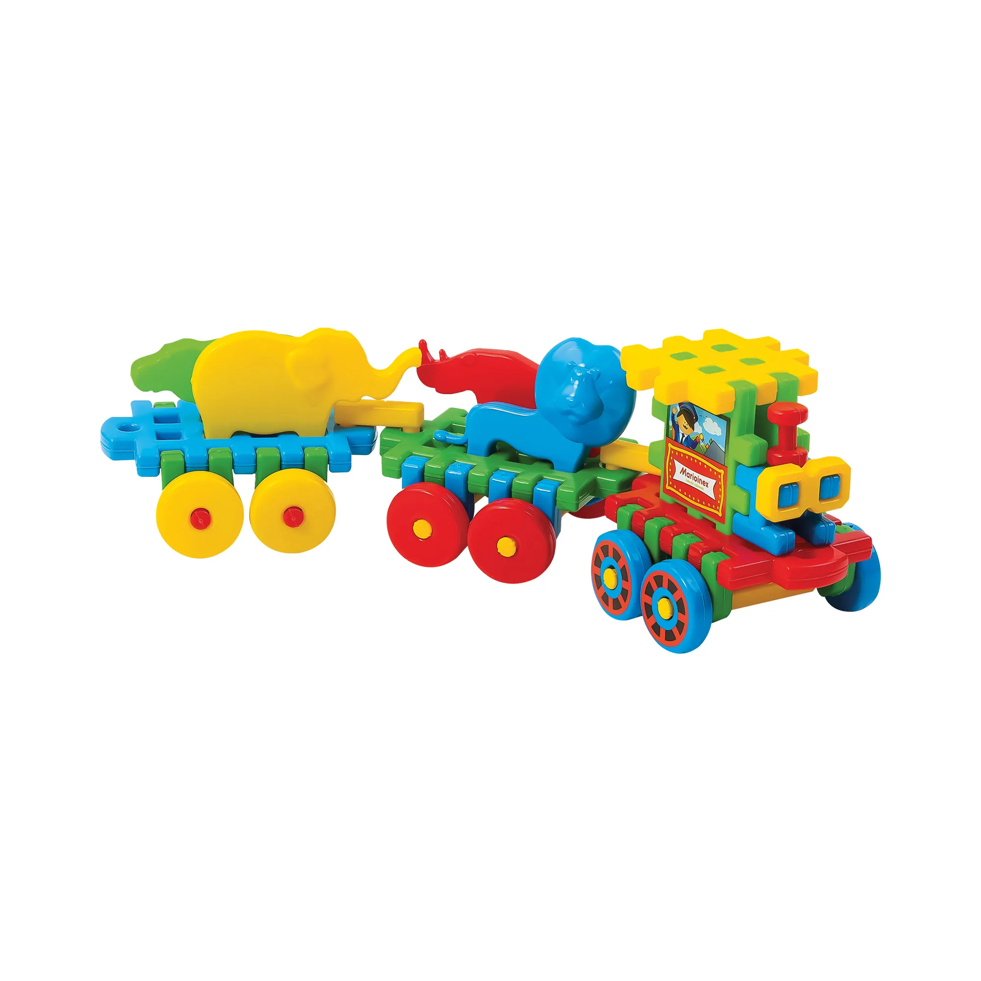 marioinex set waffle kockica vlak mario 46kom. - slika 4