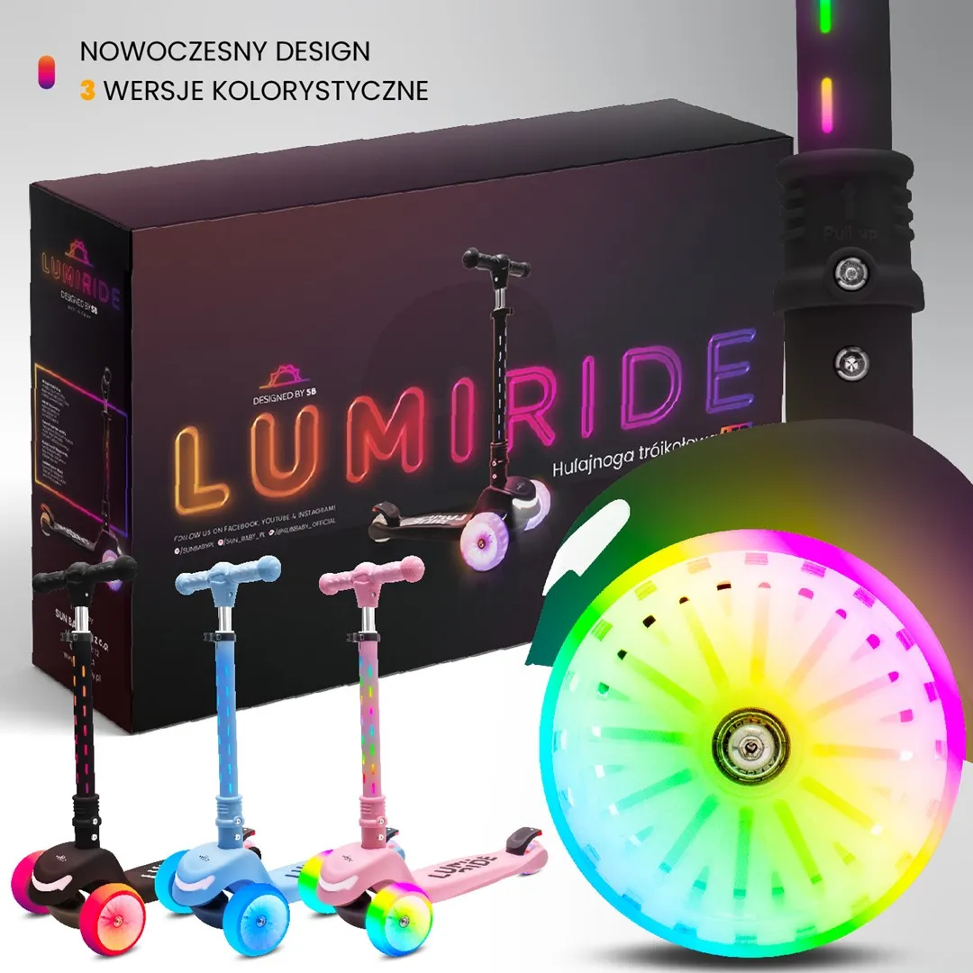 lumiride led romobil na tri kotača za djecu - slika 6