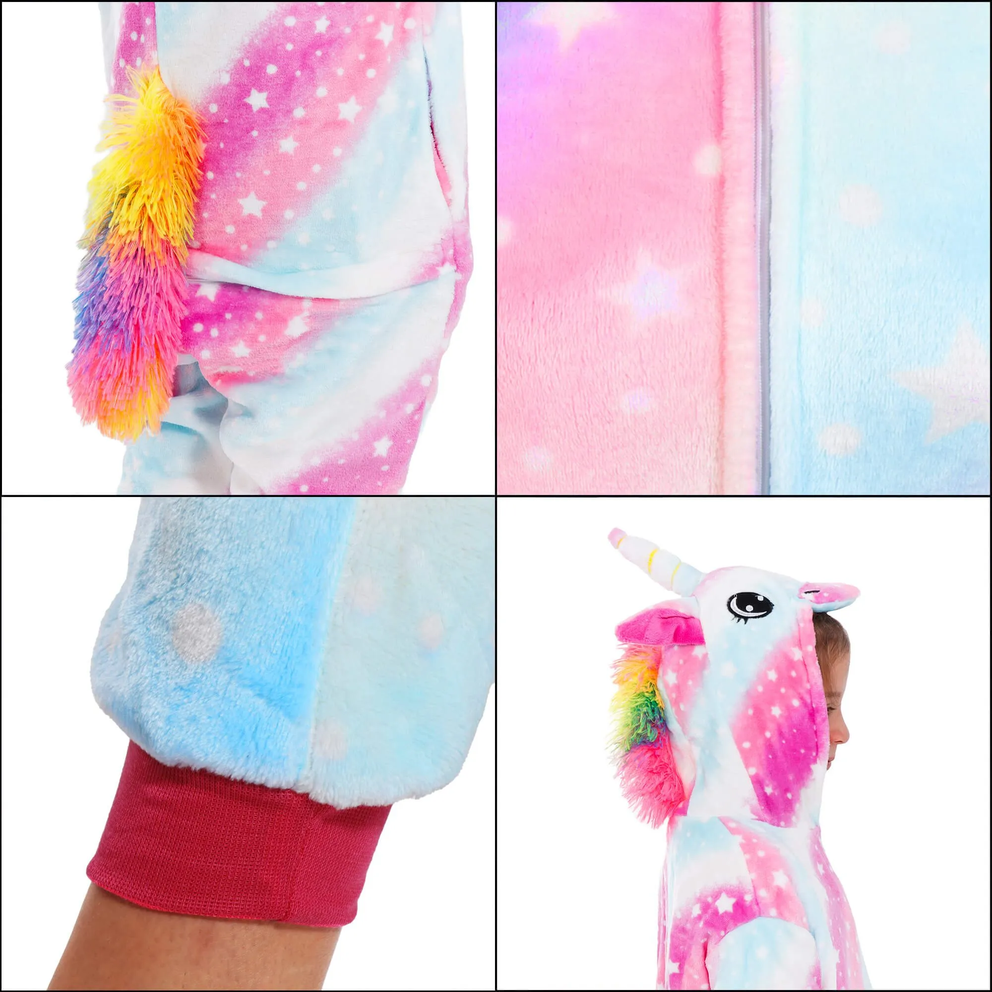 unicorn pidžama 130 - 140 cm - slika 6