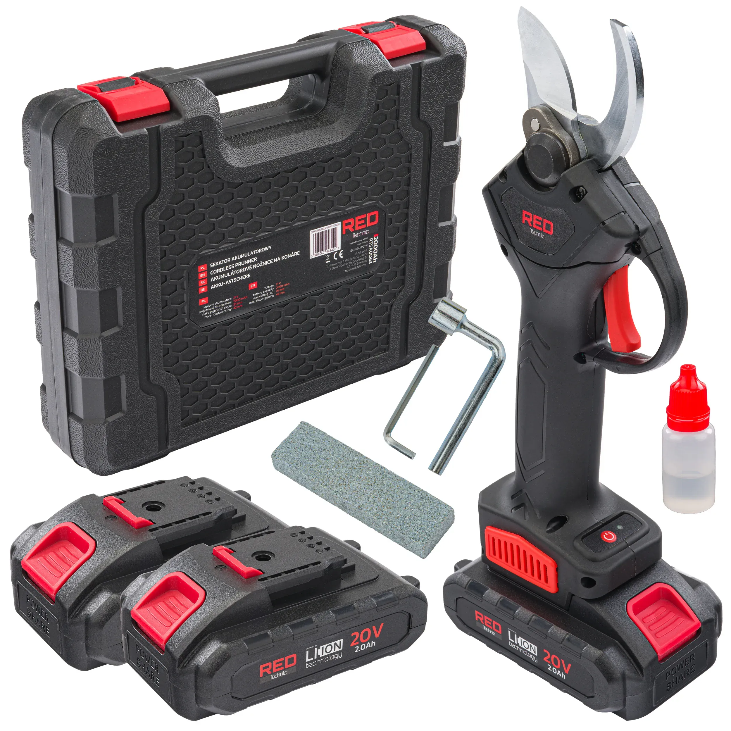 akumulatorske vrtne škare 20 v rtsa0063 – 30 mm - slika 2