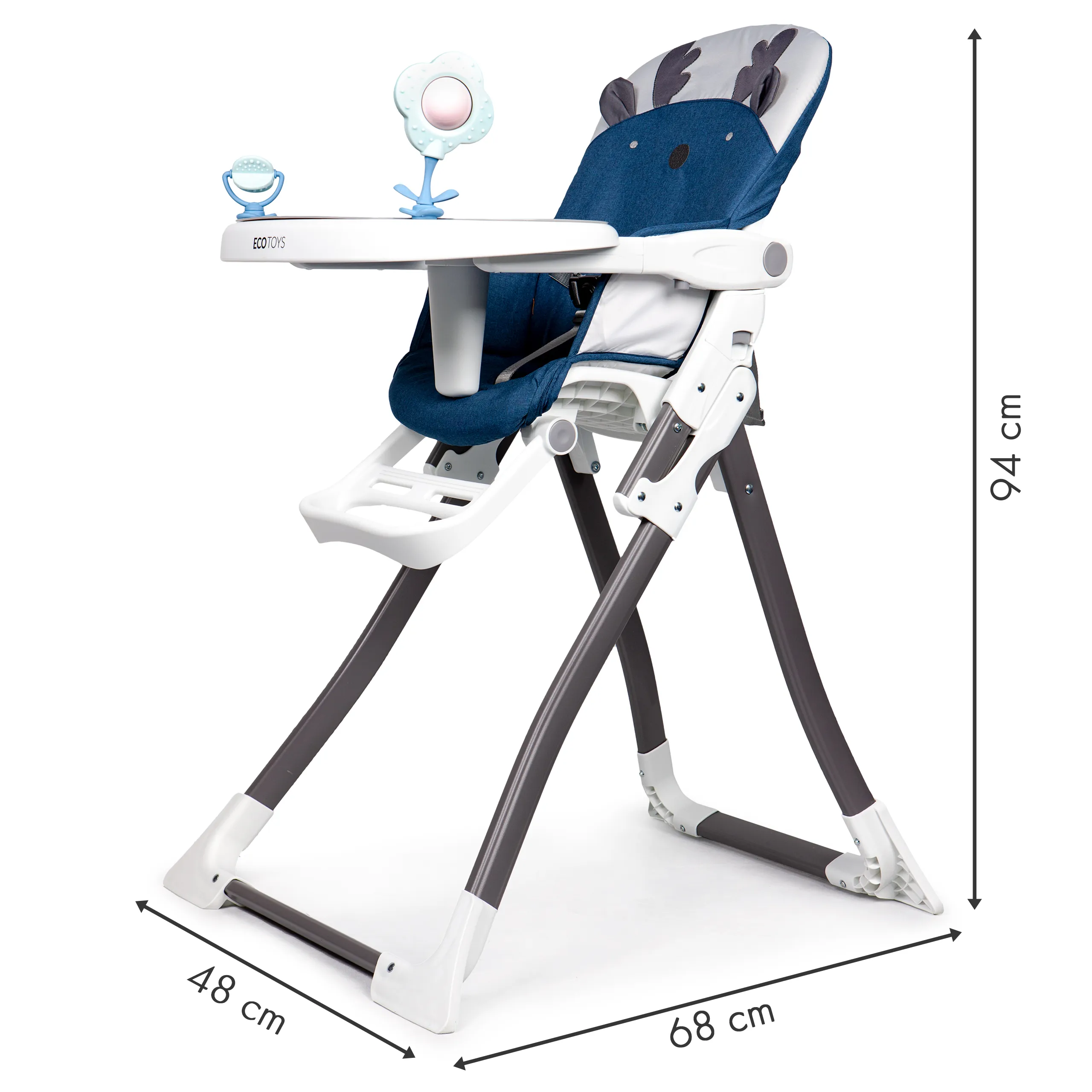 ecotoys hc301 hranilica za bebu tamno plava - slika 6