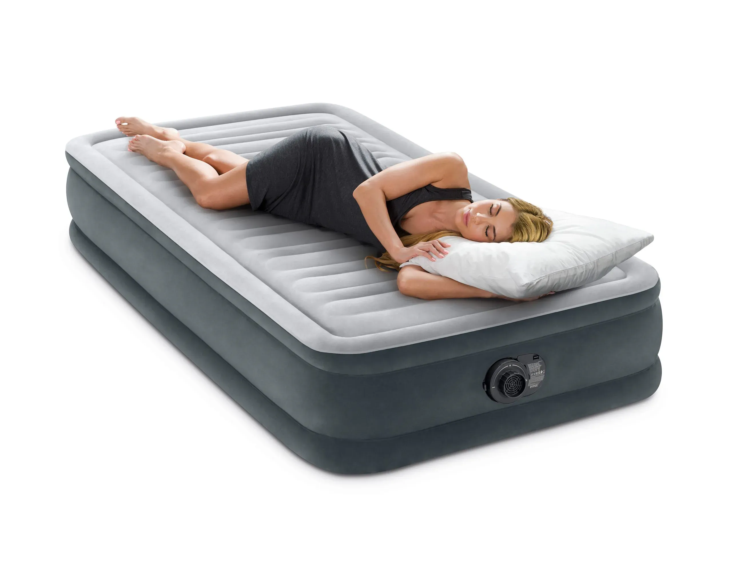 intex veliki madrac na napuhavanje s električnom pumpom 191 x 99cm - slika 8
