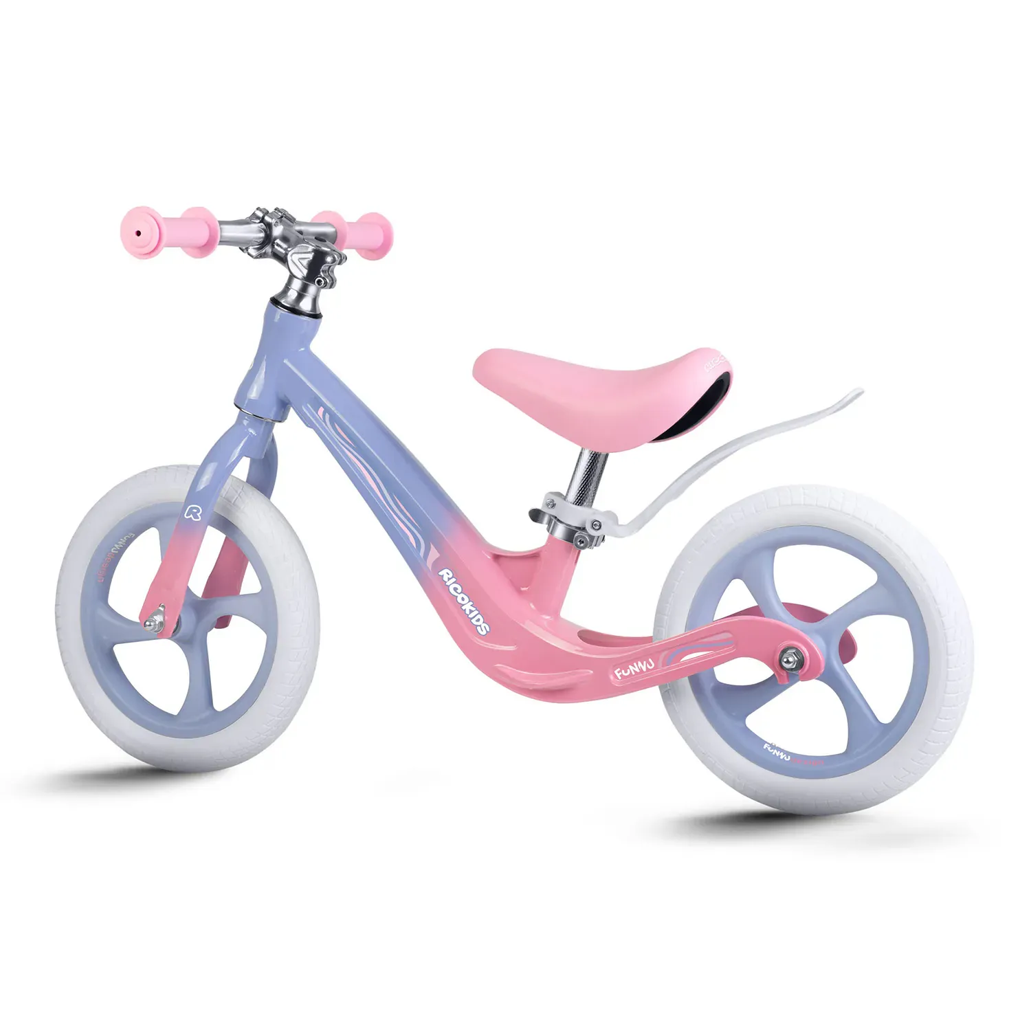 ricokids funnu bicikl bez pedala, ljubičasti - slika 4