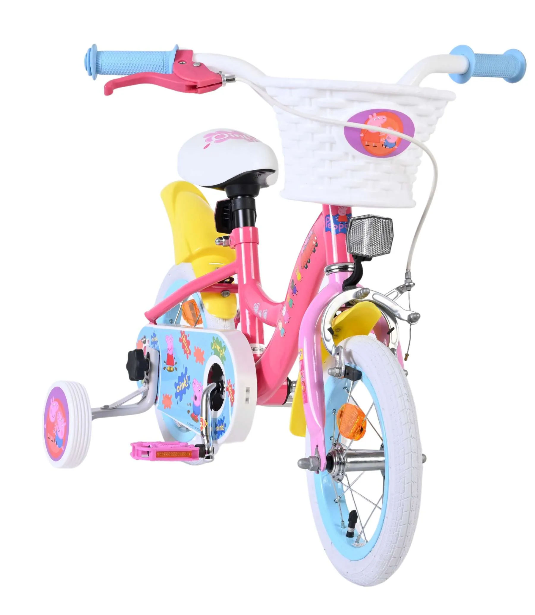 volare dječji bicikl peppa pig 12″ ružičaste boje - slika 6
