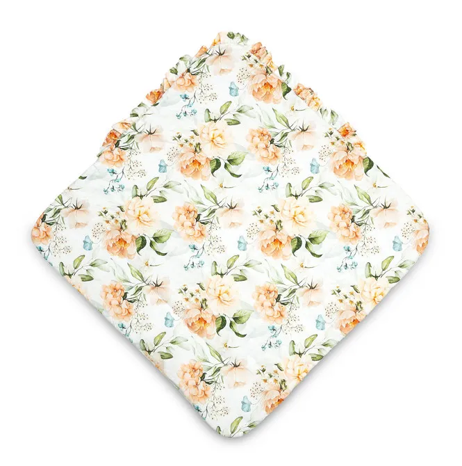 dvostrani poplun za bebe 75x75cm ruže - slika 6