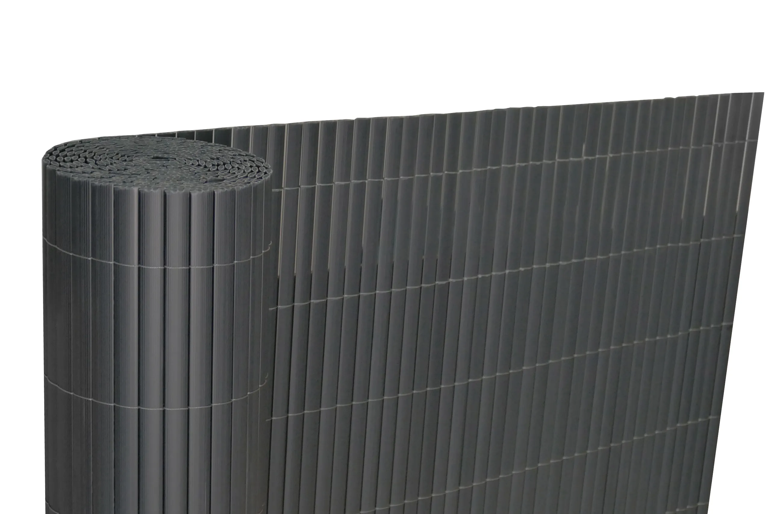 pvc prostirka za ogradu 180 x 500 cm siva - slika 3