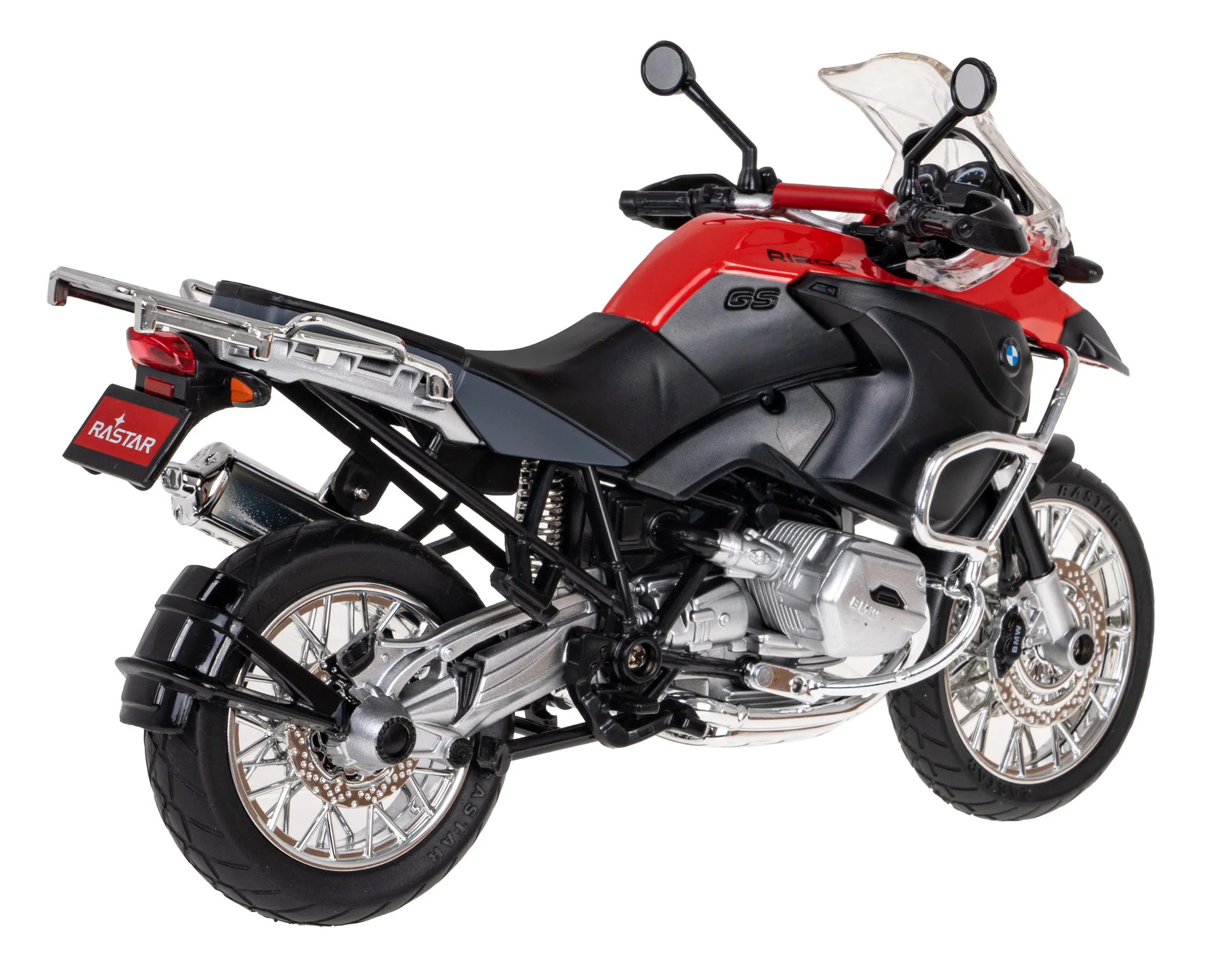 rastar motocikl bmw r1200gs 1:9 crveni - slika 5