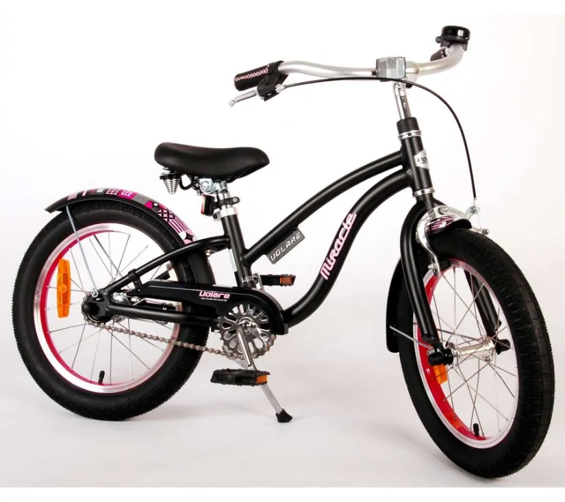 dječji bicikl volare miracle 16" mat crni - slika 4