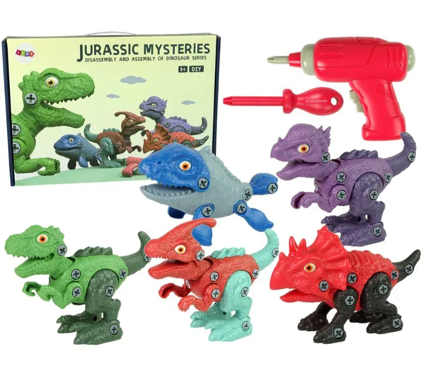 veliki set 5 dinosaura za rastavljanje s dodacima - slika 2