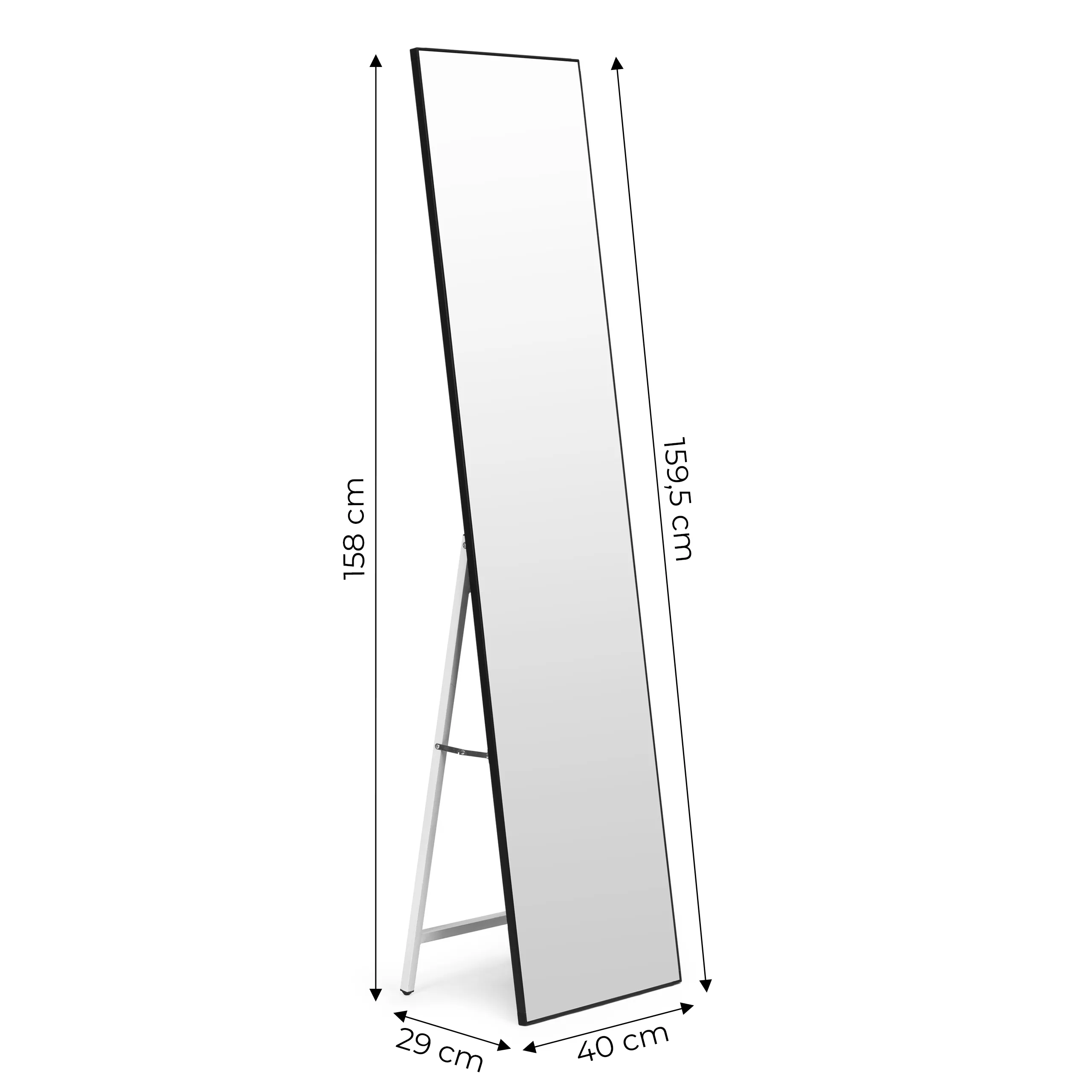 modernhome stojeće ogledalo 159 cm - slika 8