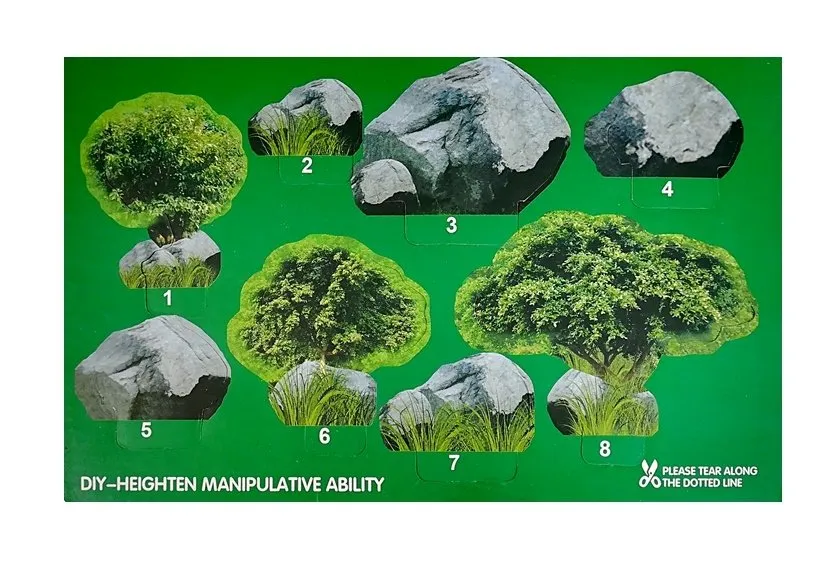 edukativne žirafa figurice s pozadinom afrike - 3 kom - slika 7