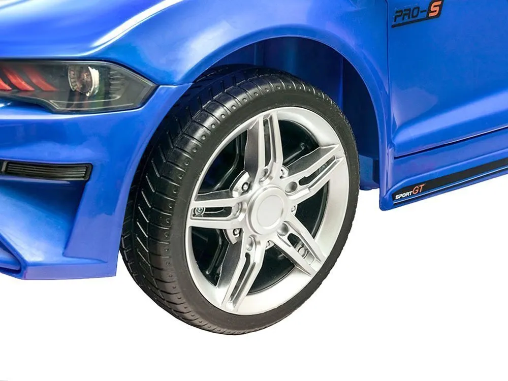 automobil na akumulator gt mustang plavi - slika 6