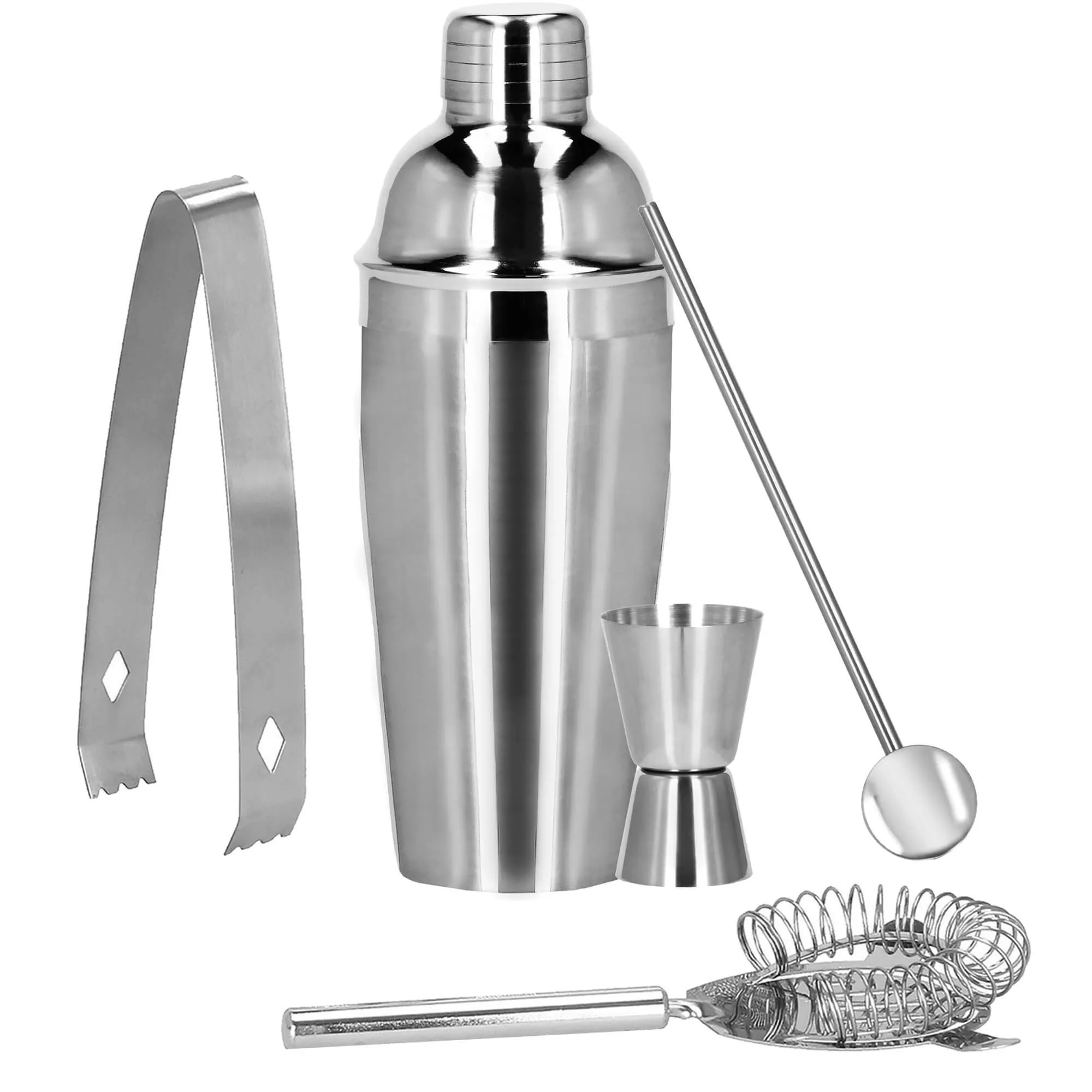 set za pripremu pića za barmene shaker 550 ml 5 komada - slika 3
