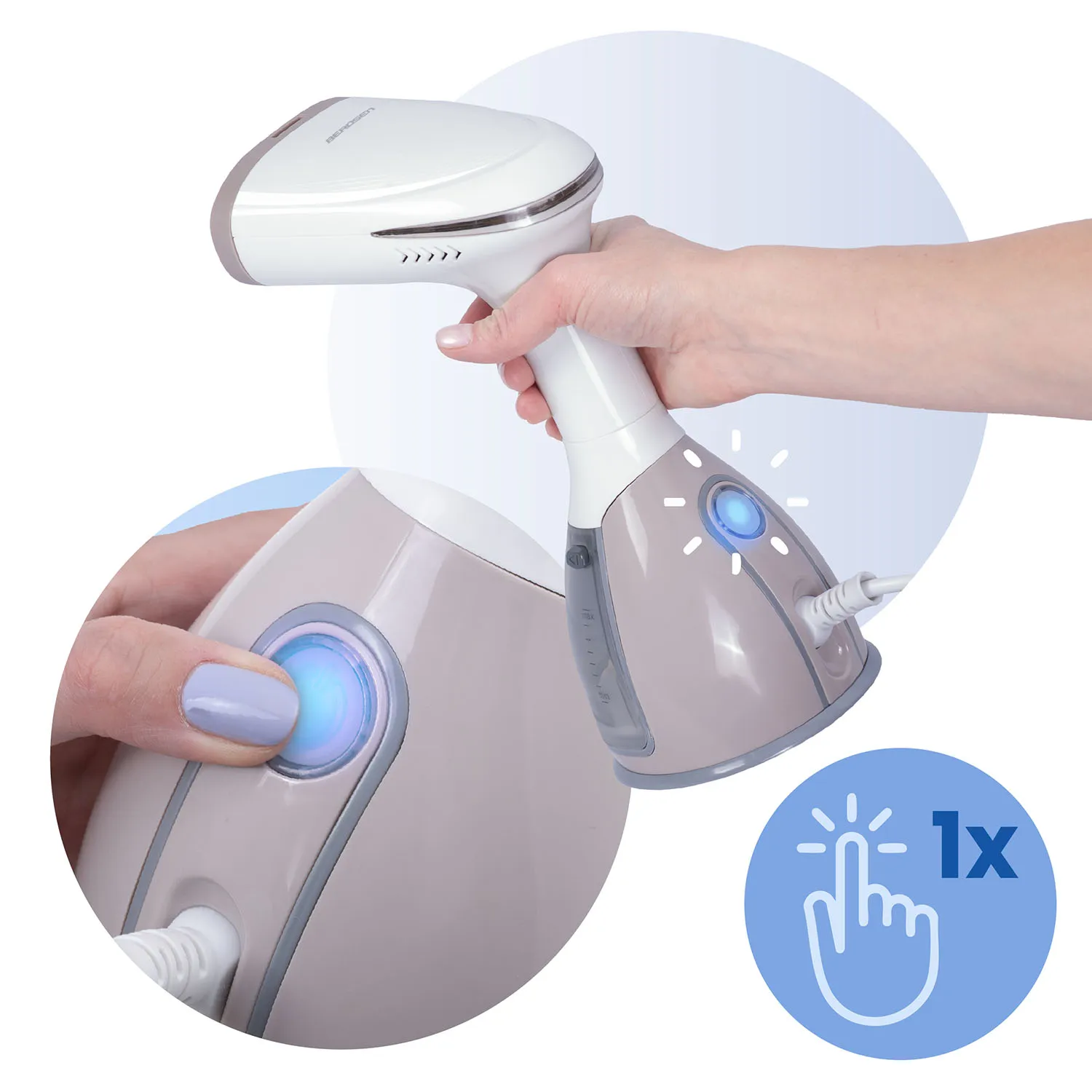 berdsen bd-310 1500w pegla za odjeću na paru - slika 7