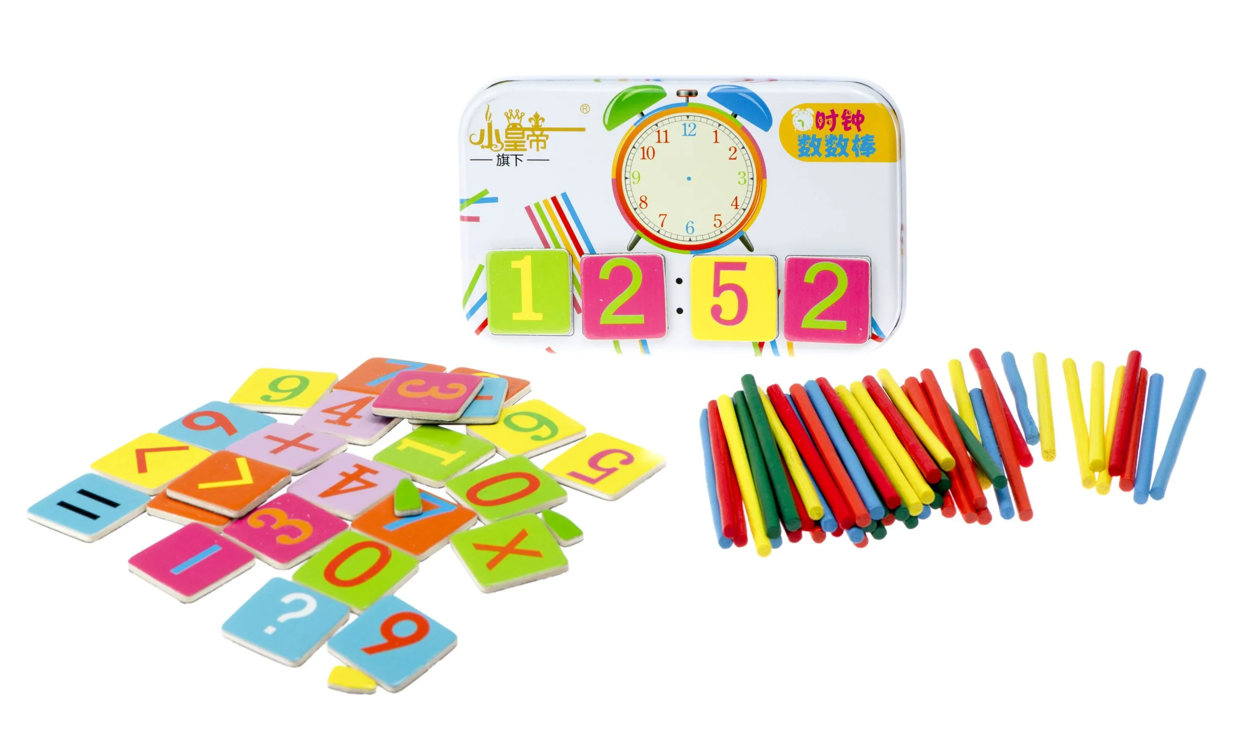 montessori set za učenje prepoznavanja vremena i računanje - slika 7