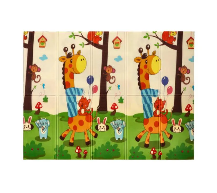 dvostrana podloga za igru životinje 150x200x1 cm - slika 5